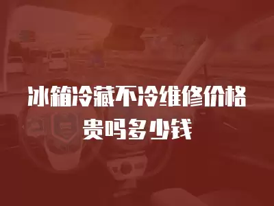 冰箱冷藏不冷维修价格贵吗多少钱