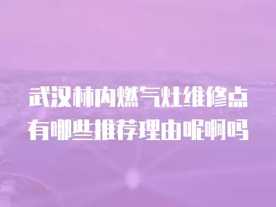 武汉林内燃气灶维修点有哪些推荐理由呢啊吗