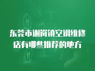 东莞市谢岗镇空调维修店有哪些推荐的地方