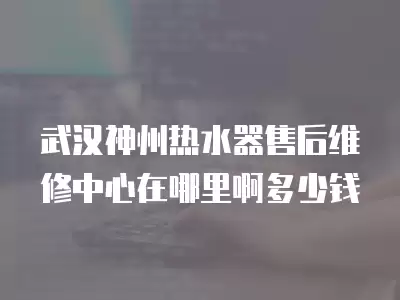 武汉神州热水器售后维修中心在哪里啊多少钱