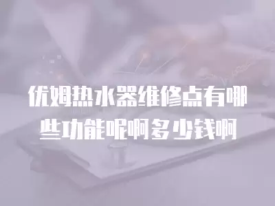 优姆热水器维修点有哪些功能呢啊多少钱啊