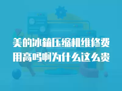 美的冰箱压缩机维修费用高吗啊为什么这么贵