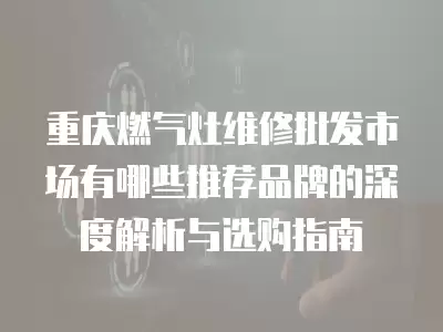 重庆燃气灶维修批发市场有哪些推荐品牌的深度解析与选购指南