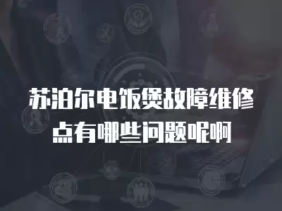 苏泊尔电饭煲故障维修点有哪些问题呢啊