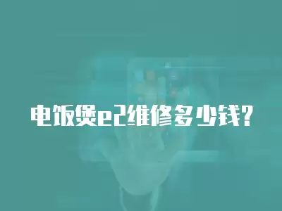 电饭煲e2维修多少钱？