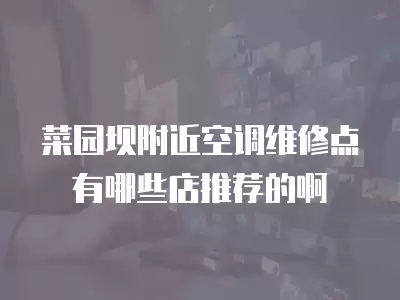 菜园坝附近空调维修点有哪些店推荐的啊