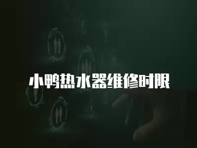 小鸭热水器维修时限