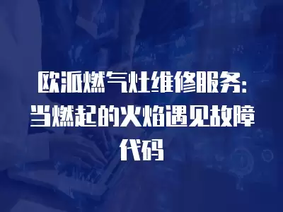 欧派燃气灶维修服务：当燃起的火焰遇见故障代码