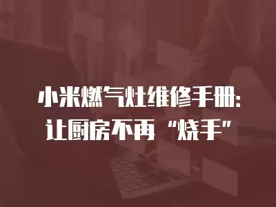 小米燃气灶维修手册：让厨房不再“烧手”